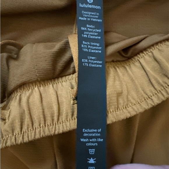 Lululemon T.H.E. Short mustard orange size L - Picture 3 of 5